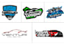 do mobile detailing, car window tint and wrap logo design